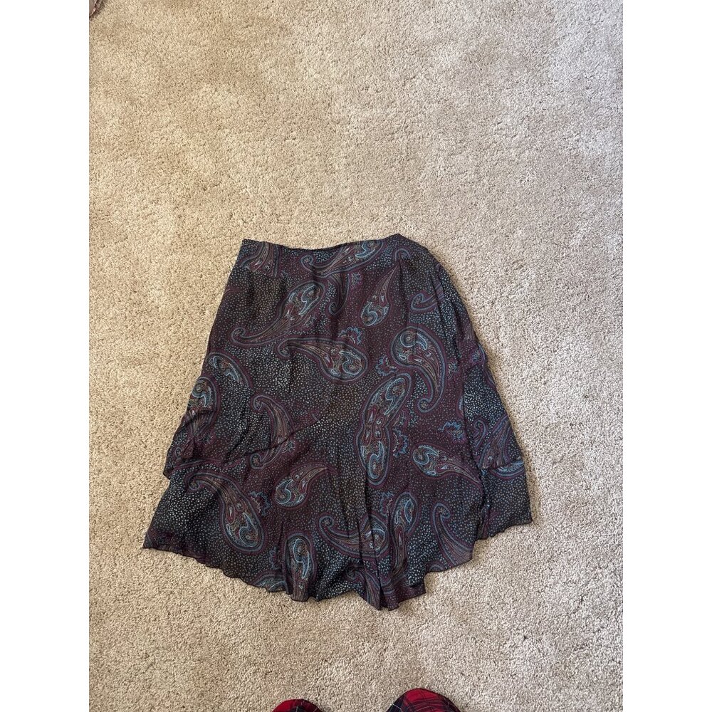 VTG Style & Co. Women's Size 16W Asymmetrical Fairy Grunge Gypsy Maxi Skirt‎ - Picture 5 of 5